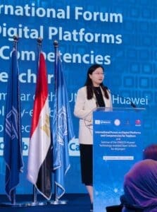 ليو مينغجو، مديرة مشروع  TECH4ALL لتمكين الشمول الرقمي في هواوي العالمية